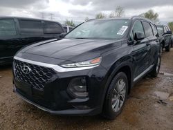 Salvage cars for sale from Copart Elgin, IL: 2020 Hyundai Santa FE SEL
