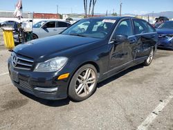 Mercedes-Benz C 250 salvage cars for sale: 2014 Mercedes-Benz C 250