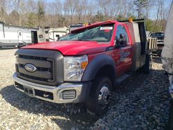 Salvage cars for sale from Copart West Warren, MA: 2011 Ford F550 Super Duty