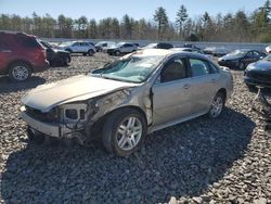 Salvage cars for sale at Windham, ME auction: 2012 Chevrolet Impala LT