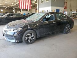 Salvage cars for sale from Copart Blaine, MN: 2016 Honda Accord LX