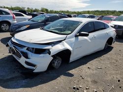 Salvage cars for sale at Cahokia Heights, IL auction: 2016 Chevrolet Malibu LS
