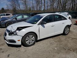 Salvage cars for sale from Copart Candia, NH: 2016 Chevrolet Cruze Limited LS