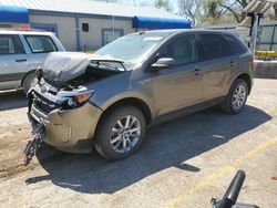 Salvage cars for sale at Wichita, KS auction: 2013 Ford Edge SEL