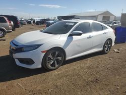 Salvage cars for sale at Brighton, CO auction: 2017 Honda Civic Touring