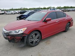 Salvage cars for sale from Copart Fresno, CA: 2017 Honda Accord Sport