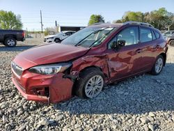 Salvage cars for sale at Mebane, NC auction: 2017 Subaru Impreza Premium Plus