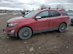 Salvage cars for sale from Copart London, ON: 2018 Chevrolet Equinox Premier