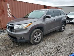 Carros salvage a la venta en subasta: 2014 Toyota Highlander XLE