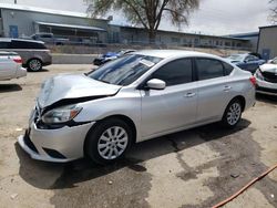 Salvage cars for sale at Albuquerque, NM auction: 2017 Nissan Sentra S