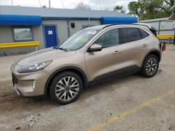 Salvage cars for sale from Copart Wichita, KS: 2020 Ford Escape Titanium