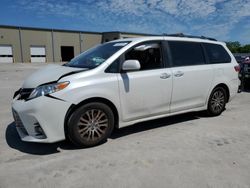 Vehiculos salvage en venta de Copart Wilmer, TX: 2019 Toyota Sienna XLE