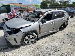 Salvage cars for sale from Copart Opa Locka, FL: 2021 Toyota Rav4 XLE