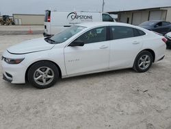 Salvage cars for sale at Temple, TX auction: 2018 Chevrolet Malibu LS