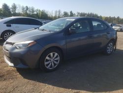 Salvage cars for sale from Copart Finksburg, MD: 2014 Toyota Corolla L