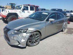 Salvage cars for sale at Grand Prairie, TX auction: 2015 Lexus IS 350