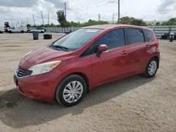 Salvage cars for sale at Miami, FL auction: 2014 Nissan Versa Note S