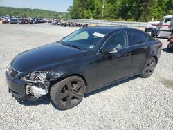 Salvage cars for sale at Concord, NC auction: 2012 Lexus IS 250