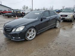 Salvage cars for sale from Copart Pekin, IL: 2012 Mercedes-Benz E 350 4matic