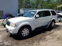 Salvage cars for sale at Austell, GA auction: 2003 Lincoln Aviator