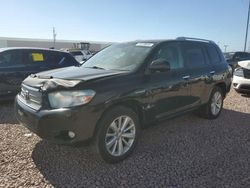 Salvage cars for sale at Phoenix, AZ auction: 2010 Toyota Highlander Hybrid Limited