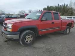 Salvage cars for sale at Leroy, NY auction: 2003 Chevrolet Silverado K1500