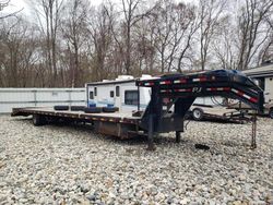 Salvage trucks for sale at West Warren, MA auction: 2018 PJ Gooseneck