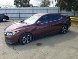 Nissan salvage cars for sale: 2021 Nissan Sentra SV