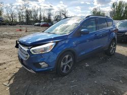 Salvage cars for sale at Baltimore, MD auction: 2017 Ford Escape SE