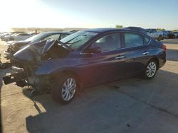 Salvage cars for sale at Grand Prairie, TX auction: 2018 Nissan Sentra S