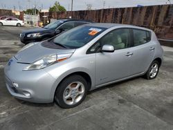 Nissan Leaf SV salvage cars for sale: 2011 Nissan Leaf SV