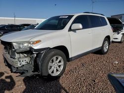 Toyota salvage cars for sale: 2012 Toyota Highlander Base