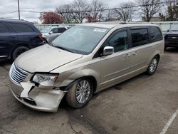 Chrysler Town & Country Limited salvage cars for sale: 2012 Chrysler Town & Country Limited