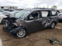 Salvage cars for sale at Elgin, IL auction: 2014 Toyota Sienna XLE