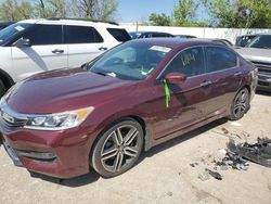 Salvage cars for sale at Bridgeton, MO auction: 2017 Honda Accord Sport Special Edition