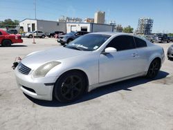 Salvage cars for sale at New Orleans, LA auction: 2007 Infiniti G35