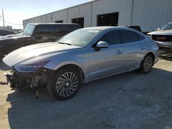 Salvage cars for sale at Jacksonville, FL auction: 2023 Hyundai Sonata Hybrid