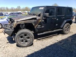 Jeep salvage cars for sale: 2008 Jeep Wrangler Unlimited Sahara