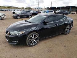 Salvage cars for sale from Copart Colorado Springs, CO: 2016 Nissan Maxima 3.5S