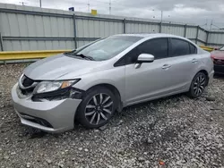 Salvage vehicles for parts for sale at auction: 2015 Honda Civic EXL