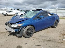 Salvage cars for sale from Copart Bakersfield, CA: 2015 Honda Civic EX