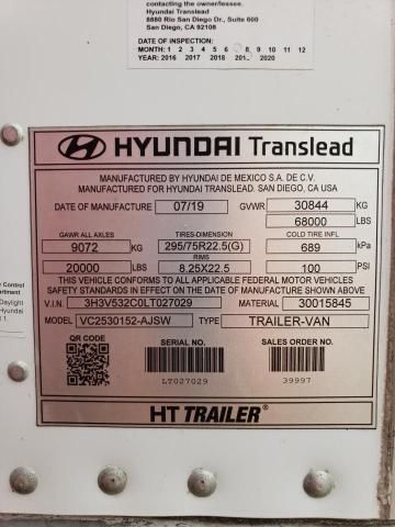 2020 Hyundai Trailer