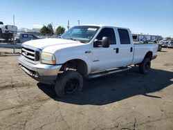 Ford salvage cars for sale: 2004 Ford F350 SRW Super Duty