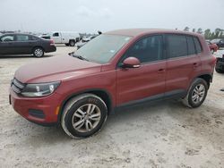 Salvage cars for sale from Copart Houston, TX: 2013 Volkswagen Tiguan S