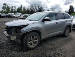 Vehiculos salvage en venta de Copart Portland, OR: 2016 Toyota Highlander LE