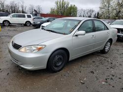 Toyota Camry le salvage cars for sale: 2004 Toyota Camry LE