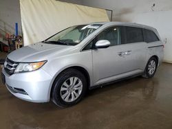 Salvage cars for sale at Davison, MI auction: 2015 Honda Odyssey EXL