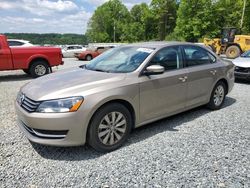 Salvage cars for sale from Copart Concord, NC: 2015 Volkswagen Passat S