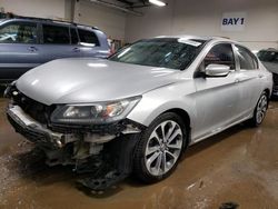 Salvage cars for sale at Elgin, IL auction: 2013 Honda Accord Sport
