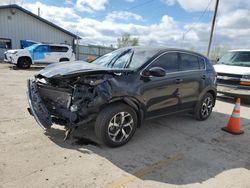 Salvage cars for sale from Copart Pekin, IL: 2021 KIA Sportage LX